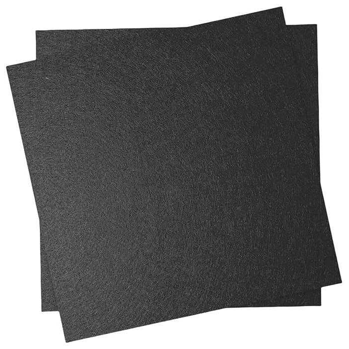 Polyester Felt Fabric Sheets, 12 x 12 Inches, 1 mm Thick for Sewing and Crafts, Pack of 2