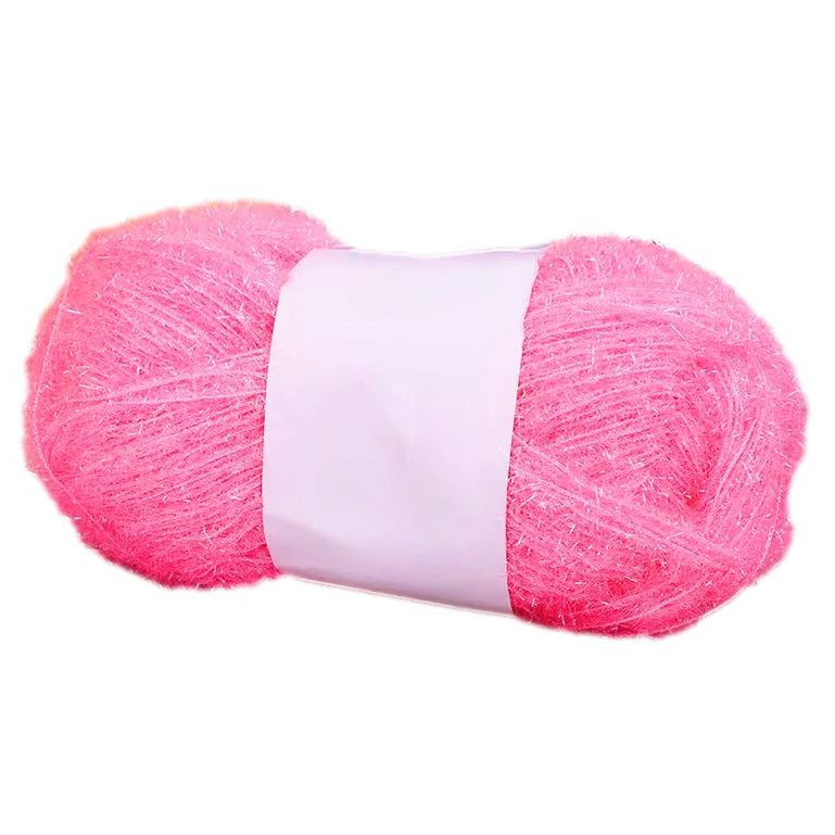 Sparkling Scrubby Yarn for Dishcloths 50g/1.76oz 109 Yards, Durable Polyester Yarn for Crocheting