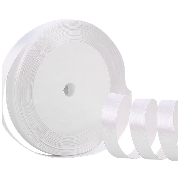 Satin Ribbon 3/8 Inch Wide Single Face Polyester Roll 23 Yards for Crafts and Decoration