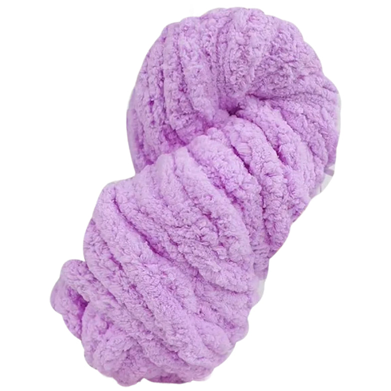 Super Chunky Chenille Yarn Soft Thick Fluffy Polyester for Arm Knitting Blankets and Home Decor, 20mm Thick 250 Grams/8.82oz 27.34 yards