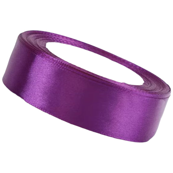 Single Face Polyester Satin Ribbon 1 Inch 25 Yards Solid Fabric for Gift Wrapping Bows and Decor