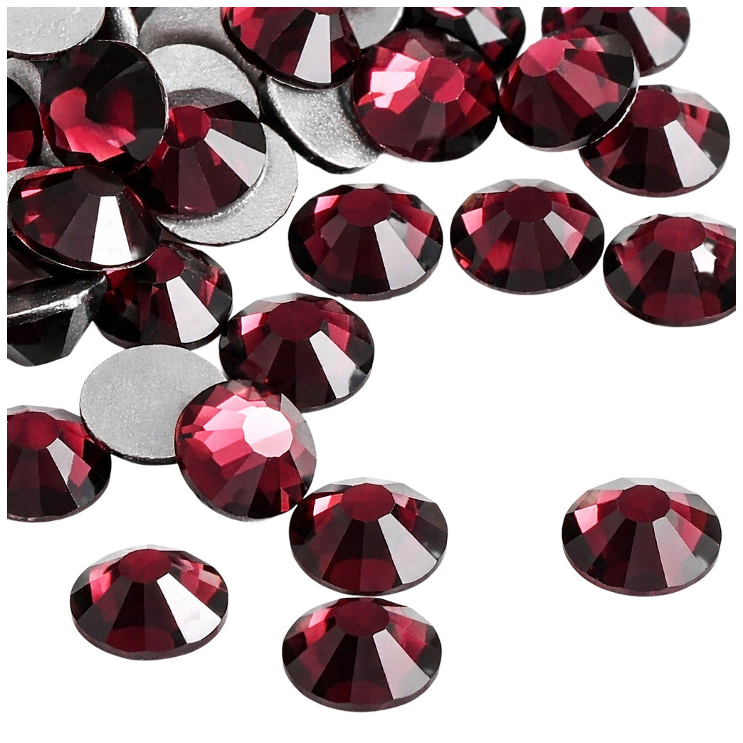 Shiny Hotfix Flatback Glass Rhinestones for Nail Art, Clothing, Crafts, DIY Crystal Decorations