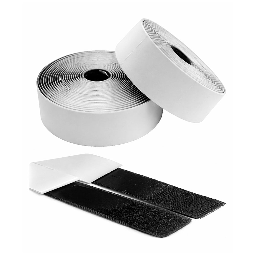Nylon Heavy Duty Hook and Loop Adhesive Tape Roll Non Slip Strips for Rugs Walls Cushions Furniture