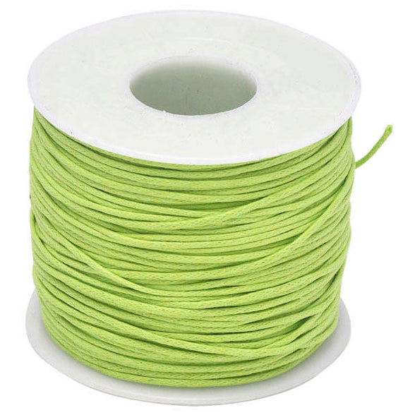 1mm 76.55 Yards Waxed Cotton Cord String for Beading, Macrame, Bracelet, and Necklace Making