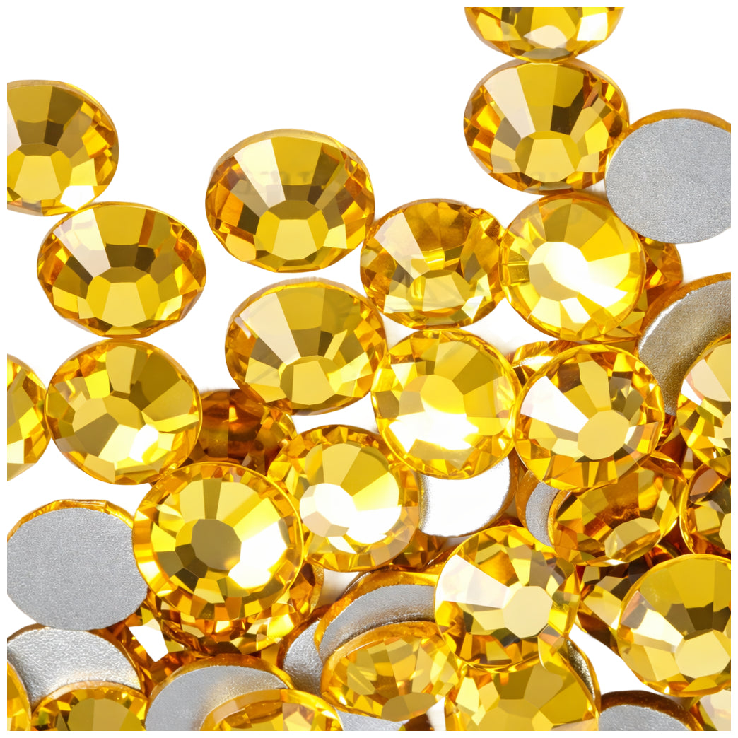 Shiny Hotfix Flatback Glass Rhinestones for Nail Art, Clothing, Crafts, DIY Crystal Decorations