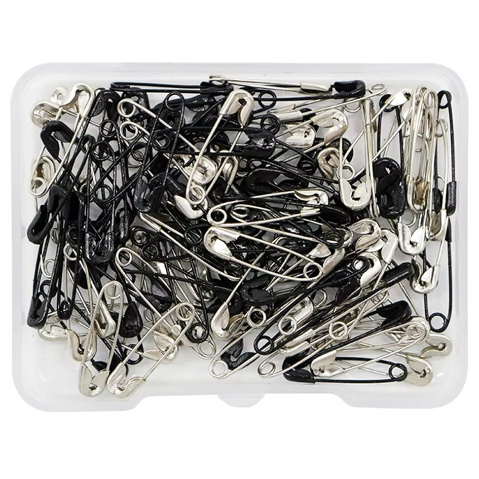 120Pcs Mini Safety Pins 19mm for Sewing, Tagging, Crafts, Jewelry Making, and Clothing Repairs