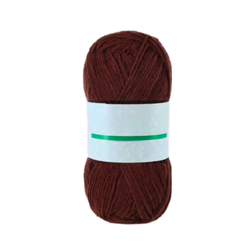 Premium Cotton Yarn – Soft, Super Fine #1 for Crochet & Knitting, 50 Grams/1.76oz 186 Yards