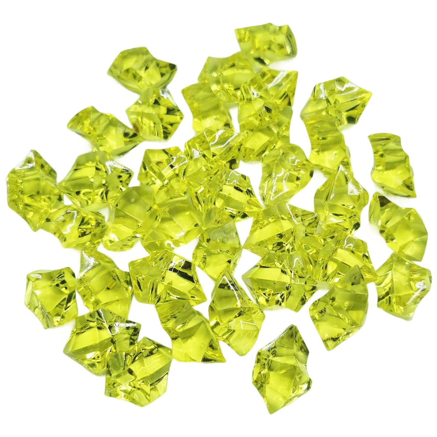 Clear Acrylic Fake Ice Diamonds Vase Fillers For Wedding Centerpieces Party Table Decor, Pack of 260