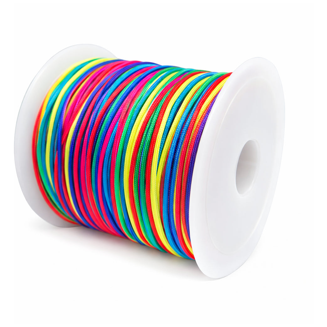 0.8mm 100 Meters Nylon Cord for Jewelry Making, Beading, Braiding, Crafts, Bracelets, and Decorative Projects