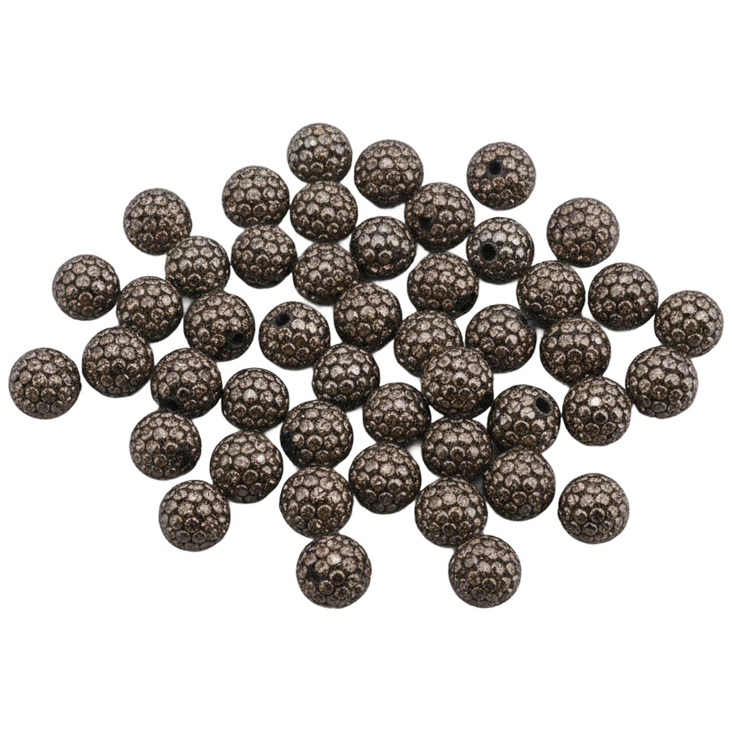 Sparkle Rhinestone Clay Beads Round Disco Spacer Beads for Jewelry Making, Bracelets, Earrings and DIY Craft Projects