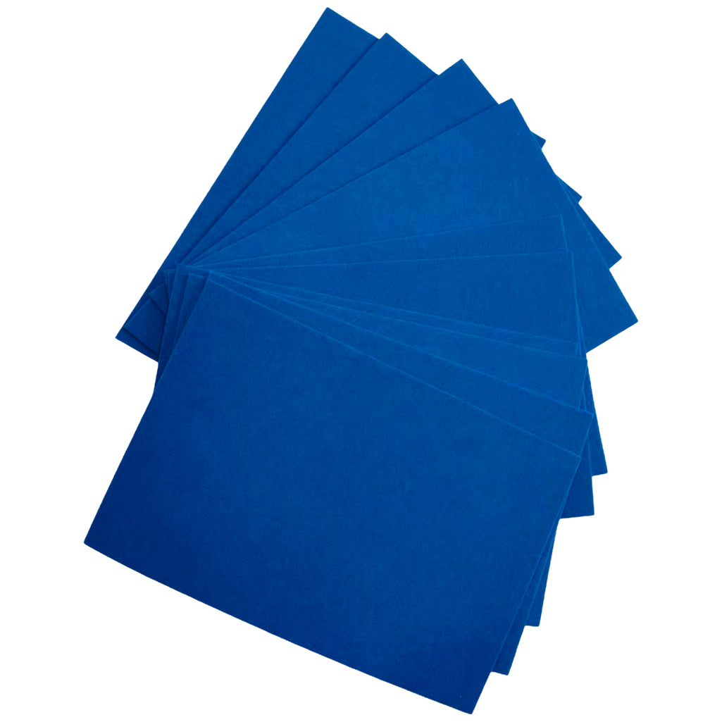 Felt Sheets 8x12 Inch 1mm Thick for DIY Crafts, Sewing, and Patchwork, Pack of 10