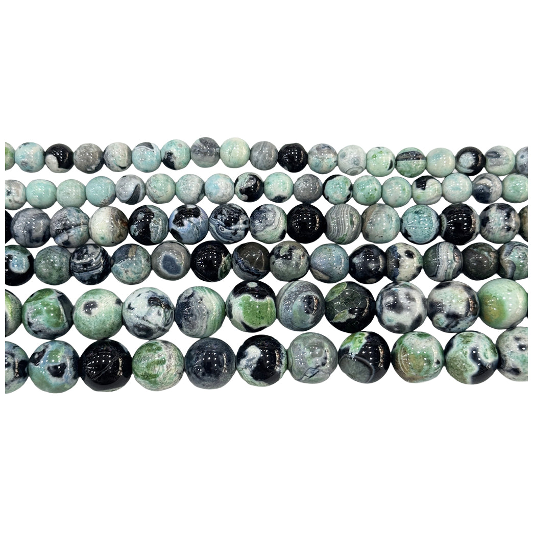 Natural Hematite Gemstone Round Beads 15 Inch Strand for Jewelry Making and Craft Design