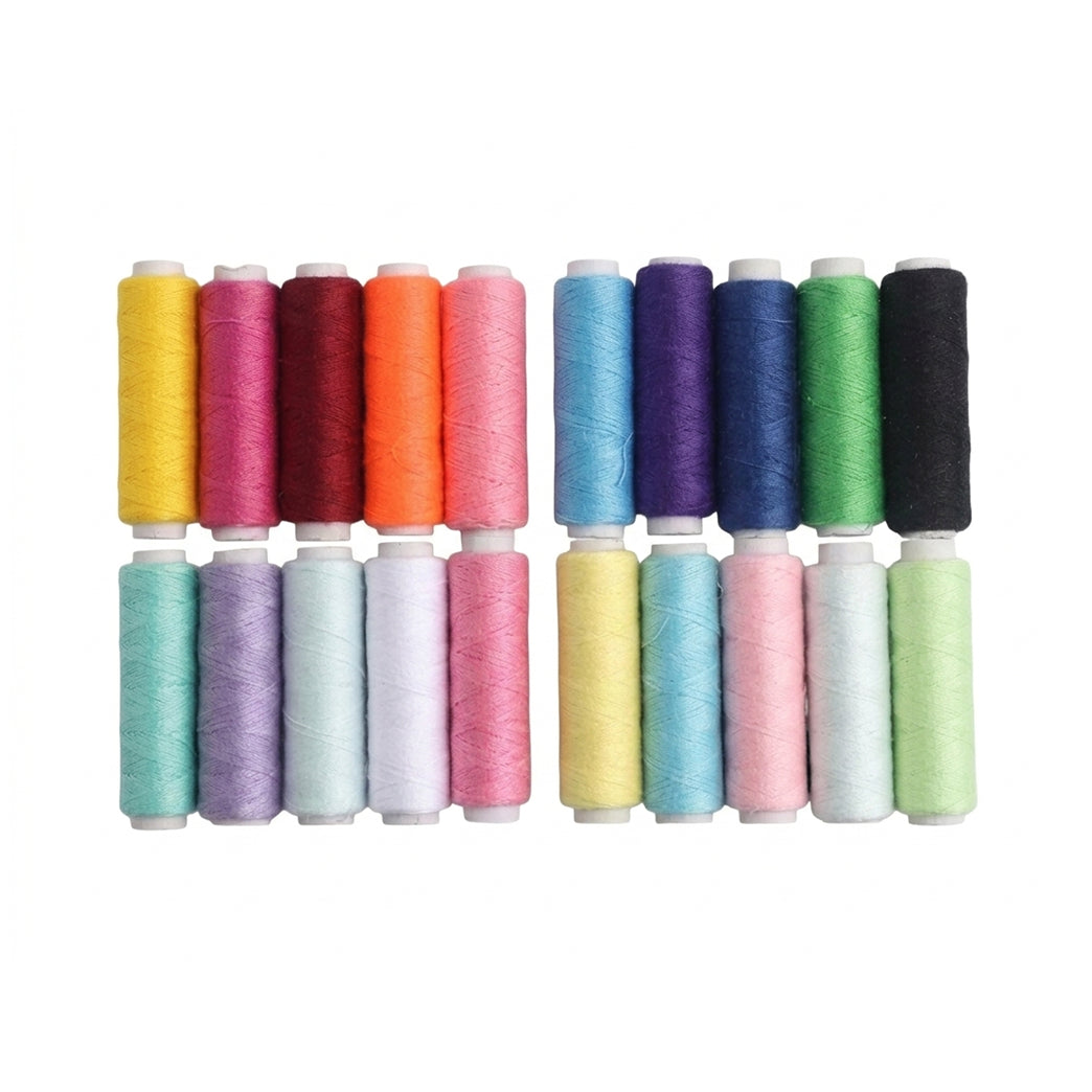 Sew-All Thread Set, 100m Spools for Sewing, Quilting, Mending, and DIY Crafts, Pack of 20