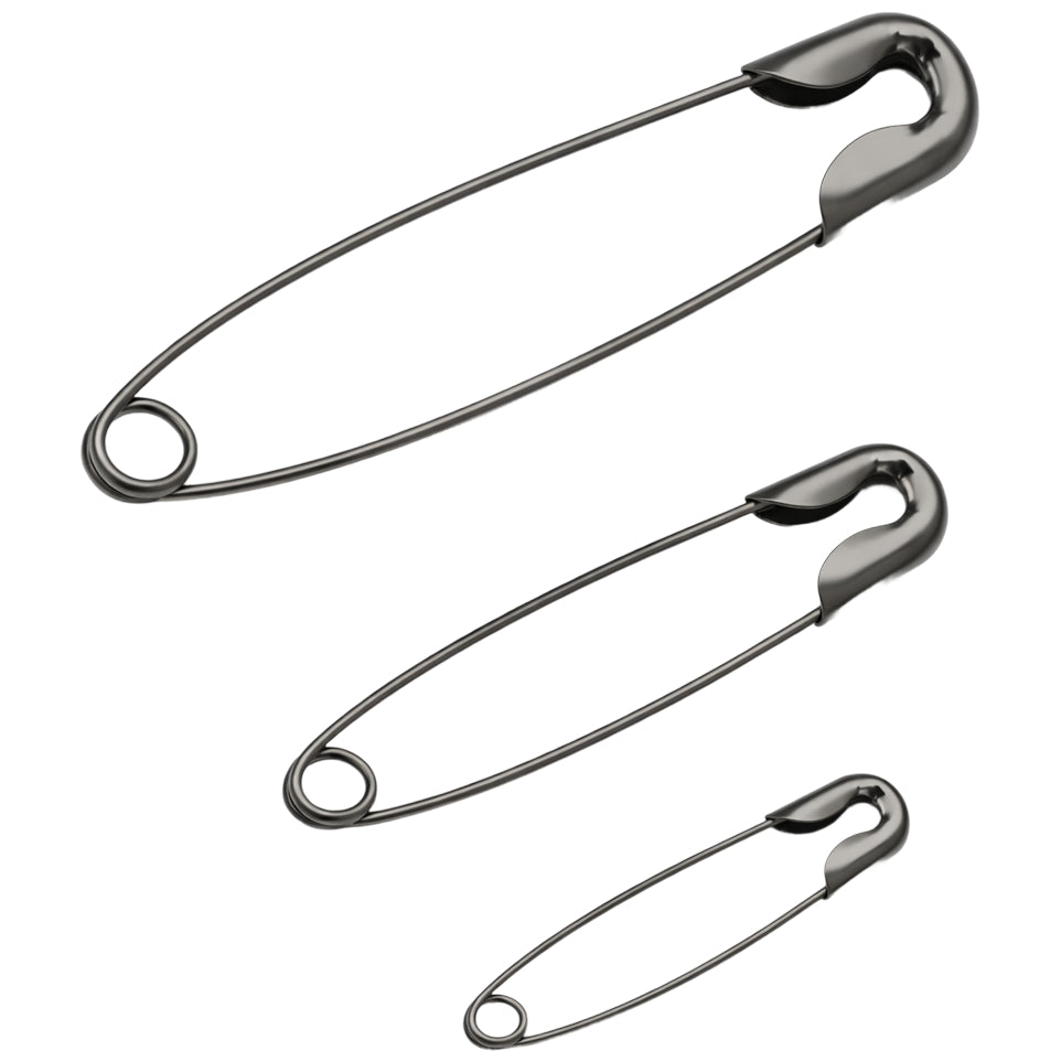 Bulk Heavy Duty Safety Pins Small and Large for Sewing Crafts and Everyday Use