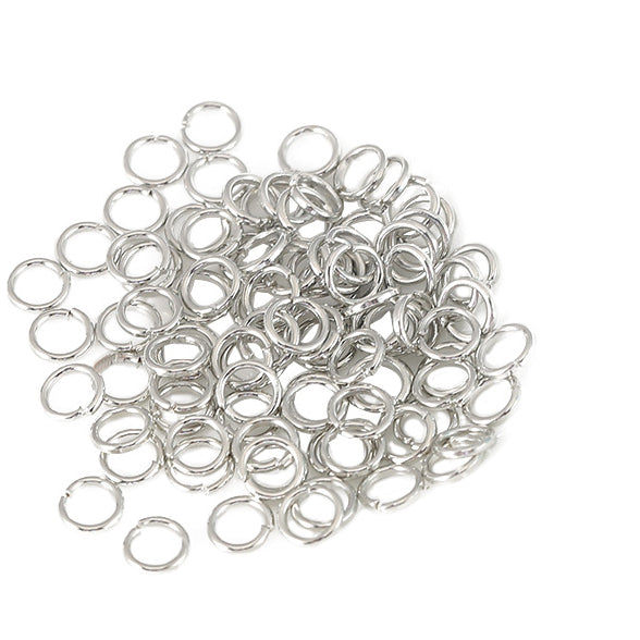 Open Jump Rings for Jewelry Making Earrings and Keychains for Crafts Repair Supplies, Pack of 300
