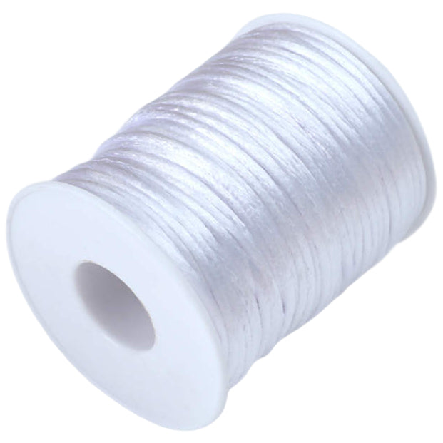 1mm Black Nylon String Cord 110Yards Braided Jewelry Thread for Bracelet and Macrame Crafts