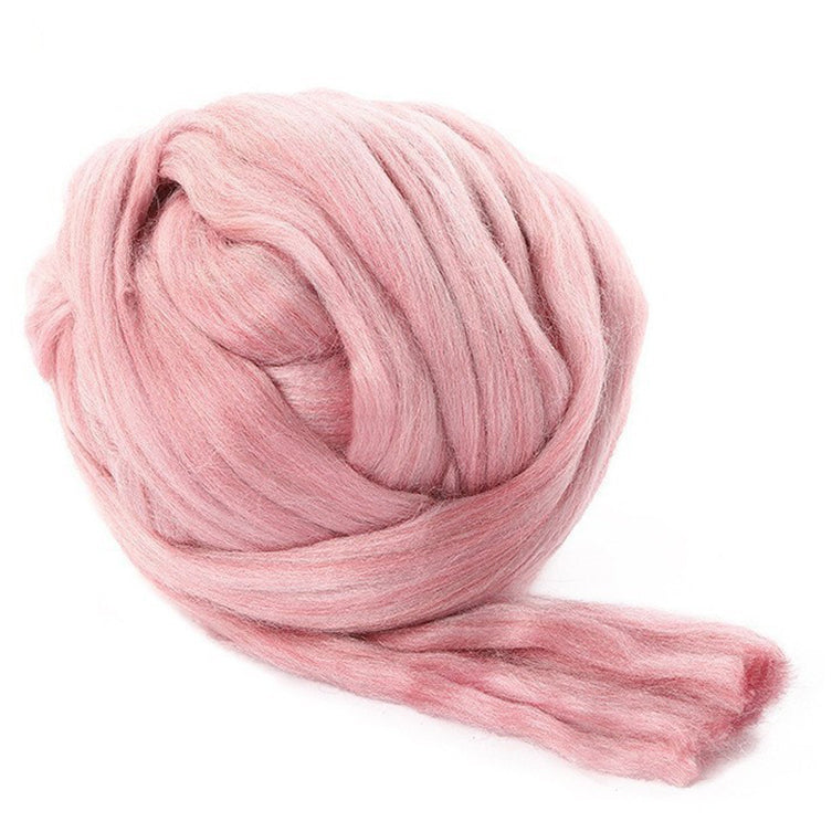 100g Wool Roving 8cm Thick Natural Fiber for Needle Felting Spinning Weaving and DIY Craft Projects