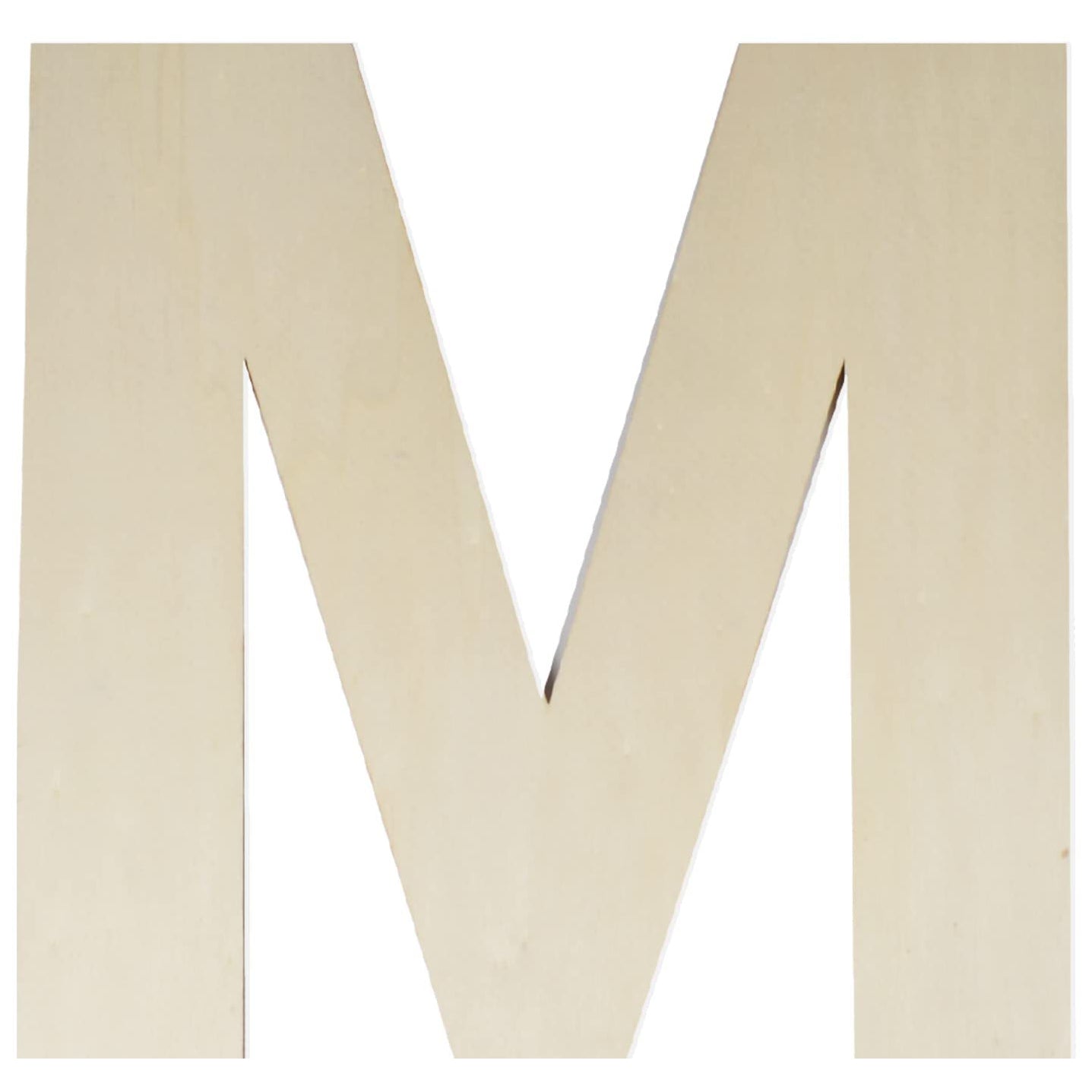 12 Inch Wooden Letter Unfinished Large Wood Alphabet Cutout For DIY Crafts Wall Decor Projects