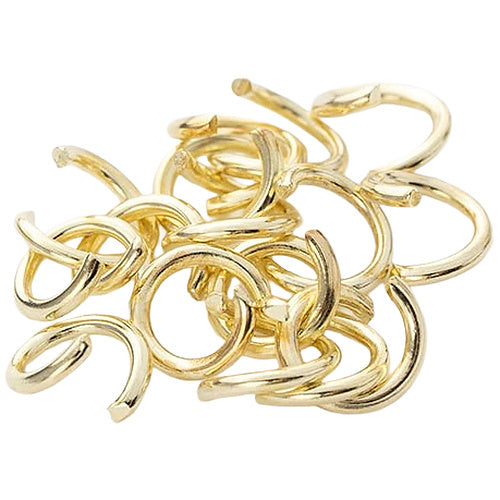 Open Jump Rings Iron for Jewelry Making Keychains Necklace Repair and DIY Crafts, Pack of 600