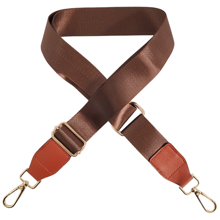 130cm Adjustable Crossbody Purse Strap Replacement Wide Shoulder Strap For Handbags Polyester Leather