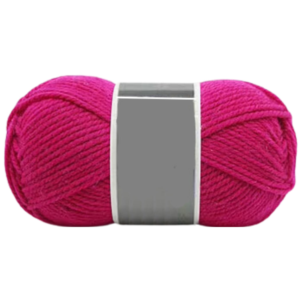 Bulky Merino Wool and Acrylic Blended Knitting Yarn for Craft Projects, 100 Grams/3.53oz 120 Yards