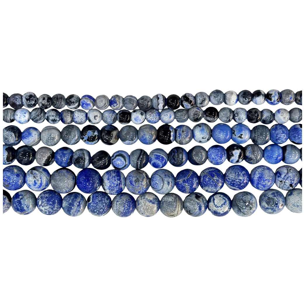 Natural Hematite Gemstone Round Beads 15 Inch Strand for Jewelry Making and Craft Design