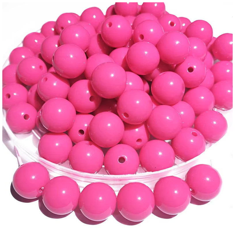 6mm Matte Acrylic Round Beads for Jewelry Making, Bracelets, Necklaces, and DIY Crafts, Pack of 4300