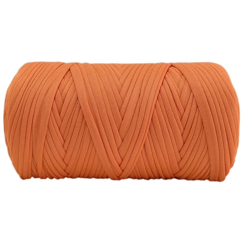 Polyester T-Shirt Yarn Thick Crochet Fabric Ribbon for Knitting Bags, Rugs, and Crafts, 400 Grams/14.11oz, 142.17 yards