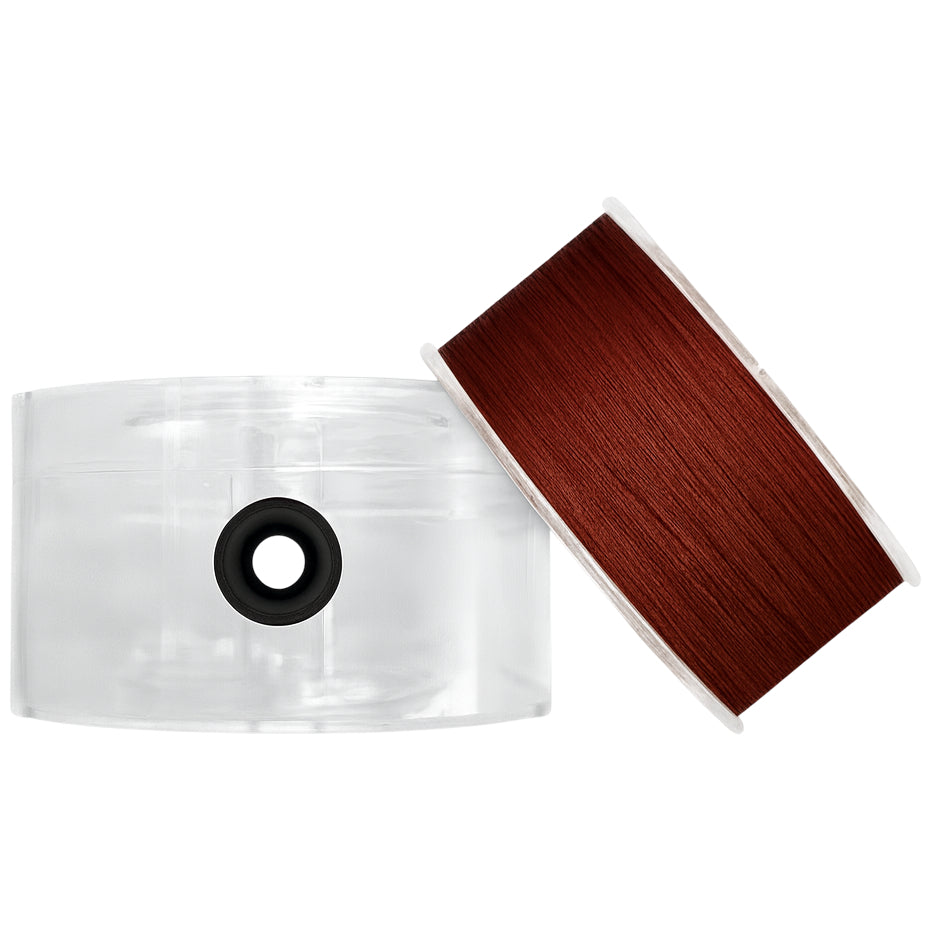 0.4mm-197yards Braided Nylon Cord with Case for Jewelry Making, Beading, and Macrame Crafts