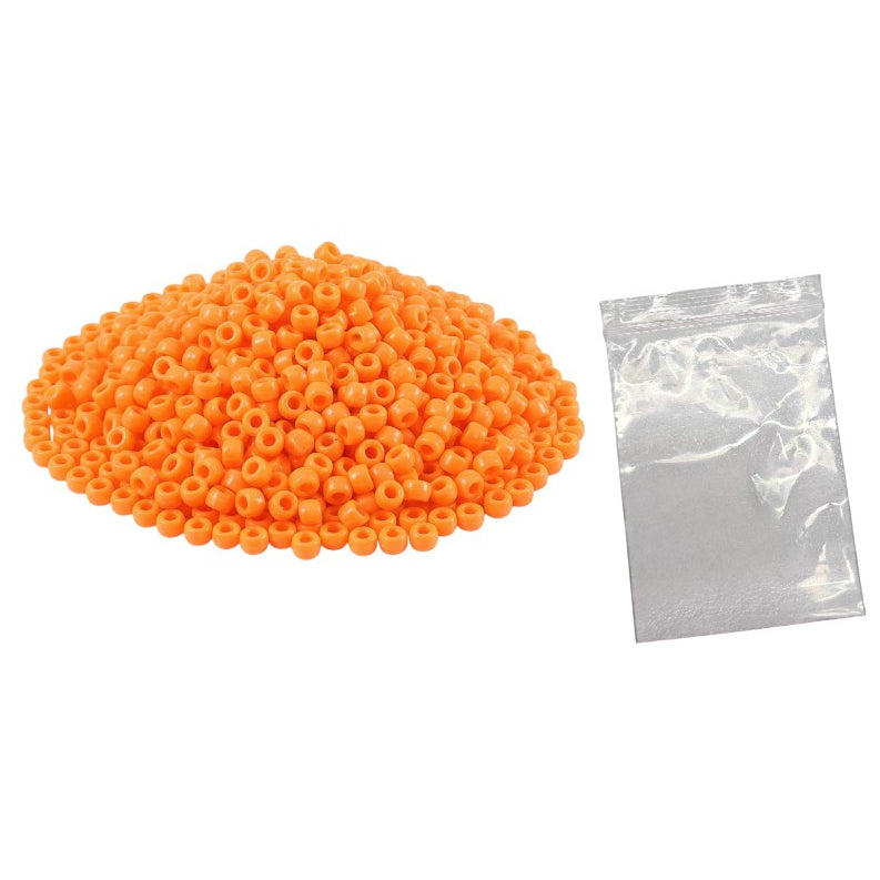 Plastic Pony Beads for Bracelets, Hair Braids, Jewelry Making and DIY Craft Projects