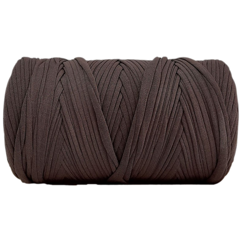 Polyester T-Shirt Yarn Thick Crochet Fabric Ribbon for Knitting Bags, Rugs, and Crafts, 400 Grams/14.11oz, 142.17 yards