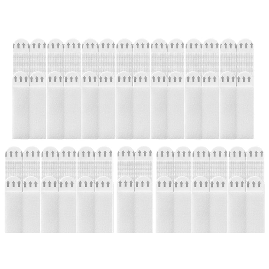 Large and Medium Picture Hanging Strips 10 lb and 15 lb Damage Free Wall Adhesive White