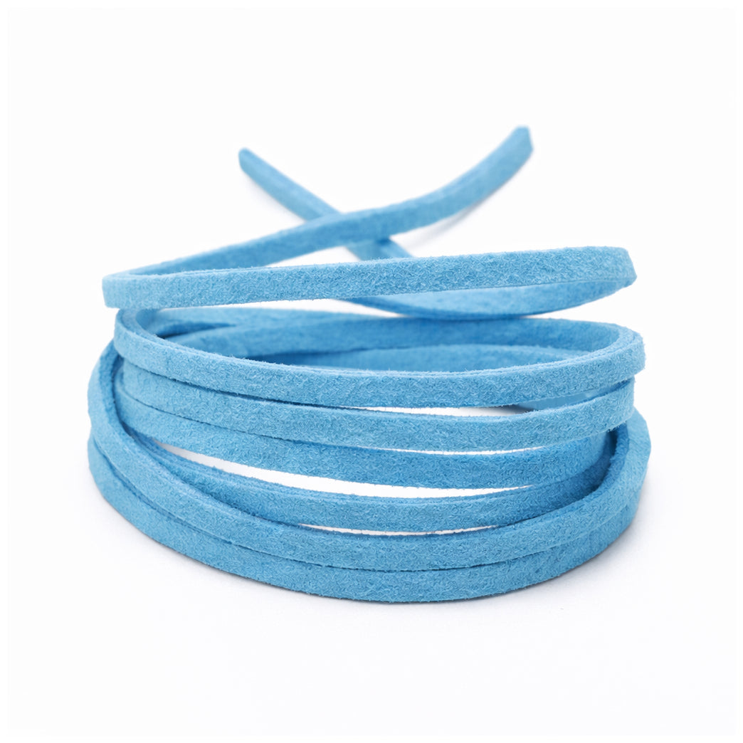 3mm Flat Genuine Leather Cord 5.5 Yards Tan Leather Lacing for Jewelry Making, Braiding and Craft Projects
