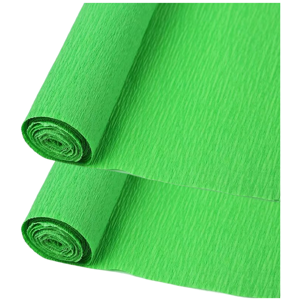 Crepe Paper Roll 19.6 Inch Wide 8ft Long for Flower Making Party and Craft Decor, Pack of 2