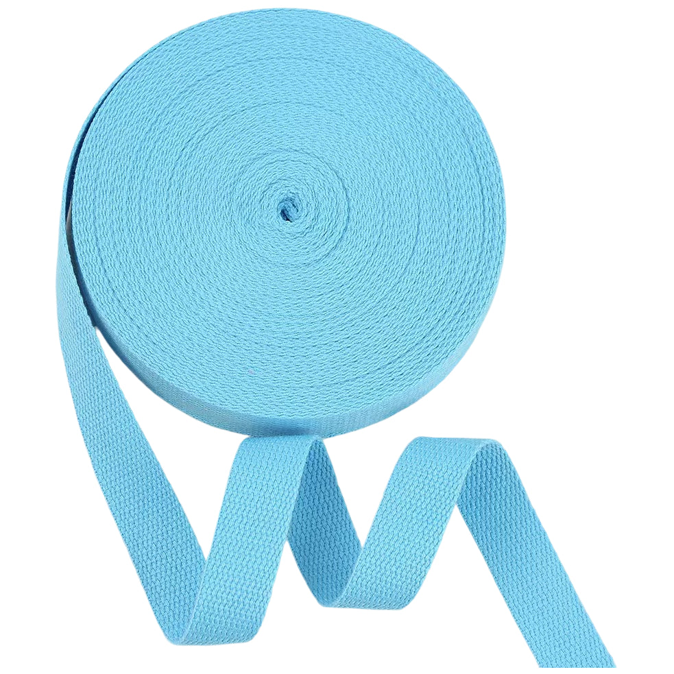 1 Inch 109 Yards Cotton Webbing Strap Roll for Bag Handles, Belts, Tote Making, and DIY Craft Projects