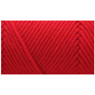 Red Thick Acrylic Yarn for Knitting/Crochet, #5 Weight (130 Yards)