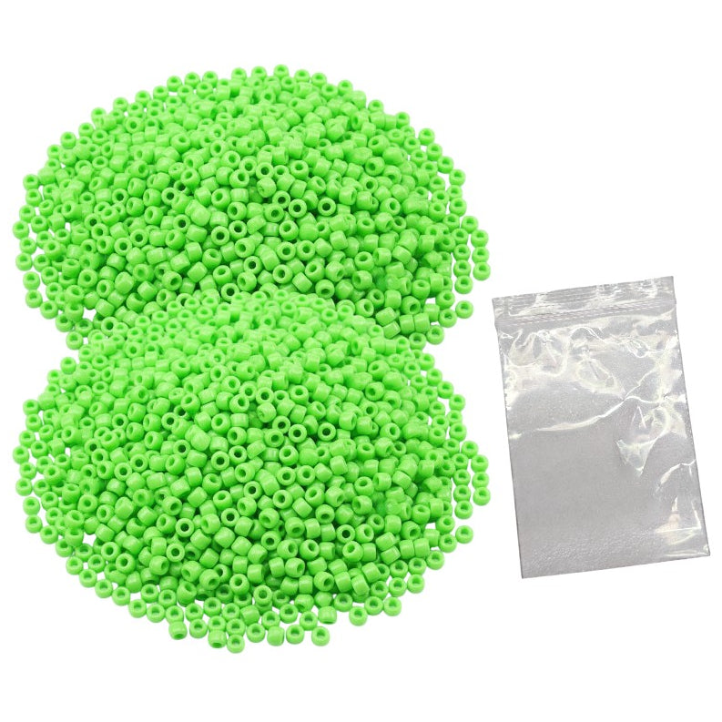 Plastic Pony Beads for Bracelets, Hair Braids, Jewelry Making and DIY Craft Projects