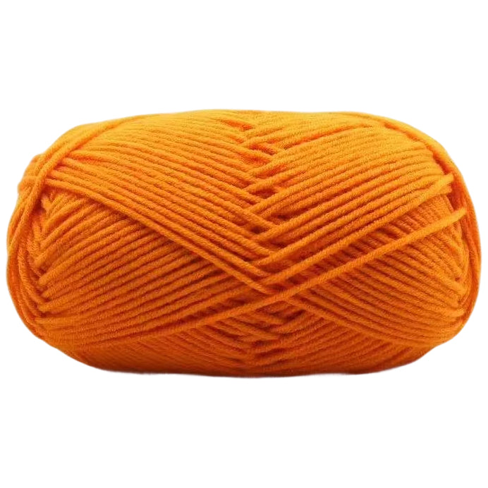 4-Ply Acrylic Yarn 50g/1.76oz 142 Yards, Tight Twist for Knitting and Crochet Projects