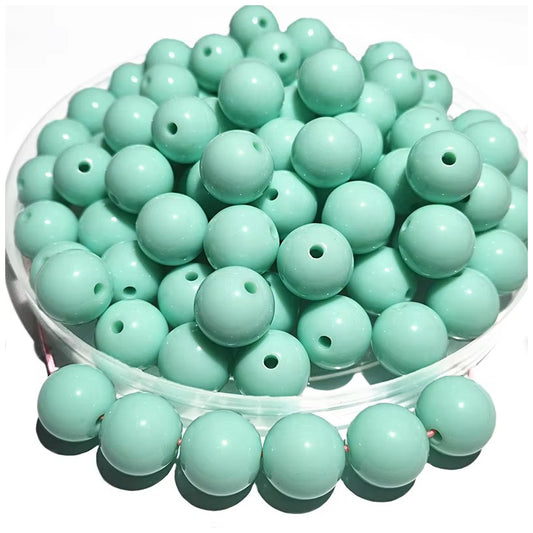 6mm Matte Acrylic Round Beads for Jewelry Making, Bracelets, Necklaces, and DIY Crafts, Pack of 4300