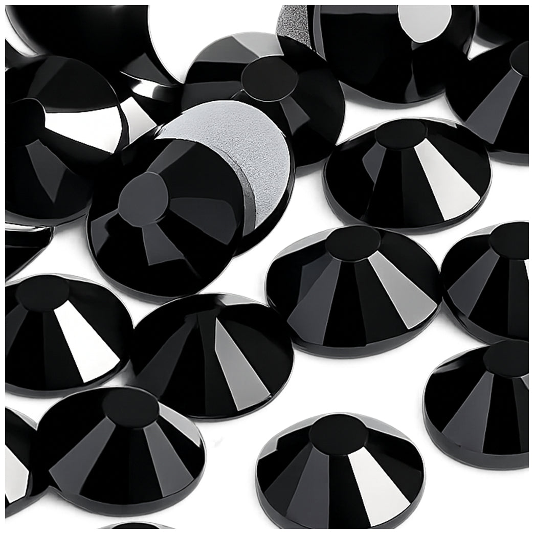 Shiny Hotfix Flatback Glass Rhinestones for Nail Art, Clothing, Crafts, DIY Crystal Decorations