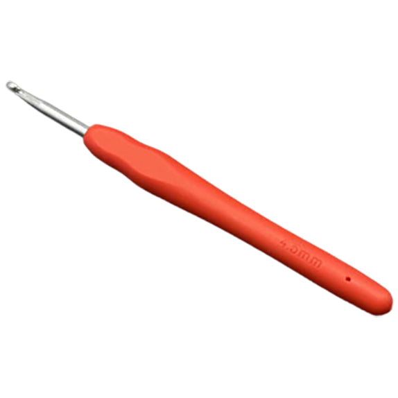 Ergonomic Aluminum Crochet Hook with Comfortable Handle for Arthritic Hands and DIY Knitting