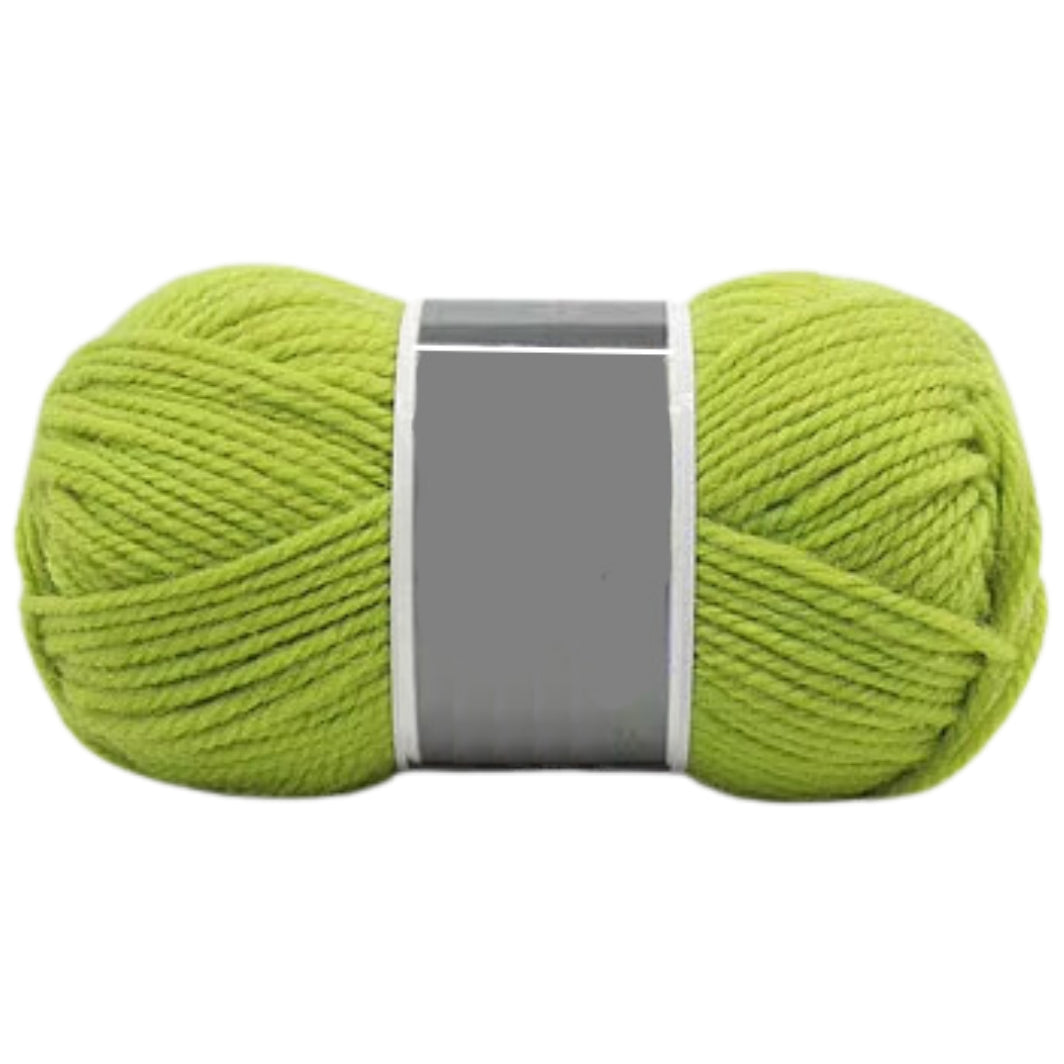 Bulky Merino Wool and Acrylic Blended Knitting Yarn for Craft Projects, 100 Grams/3.53oz 120 Yards