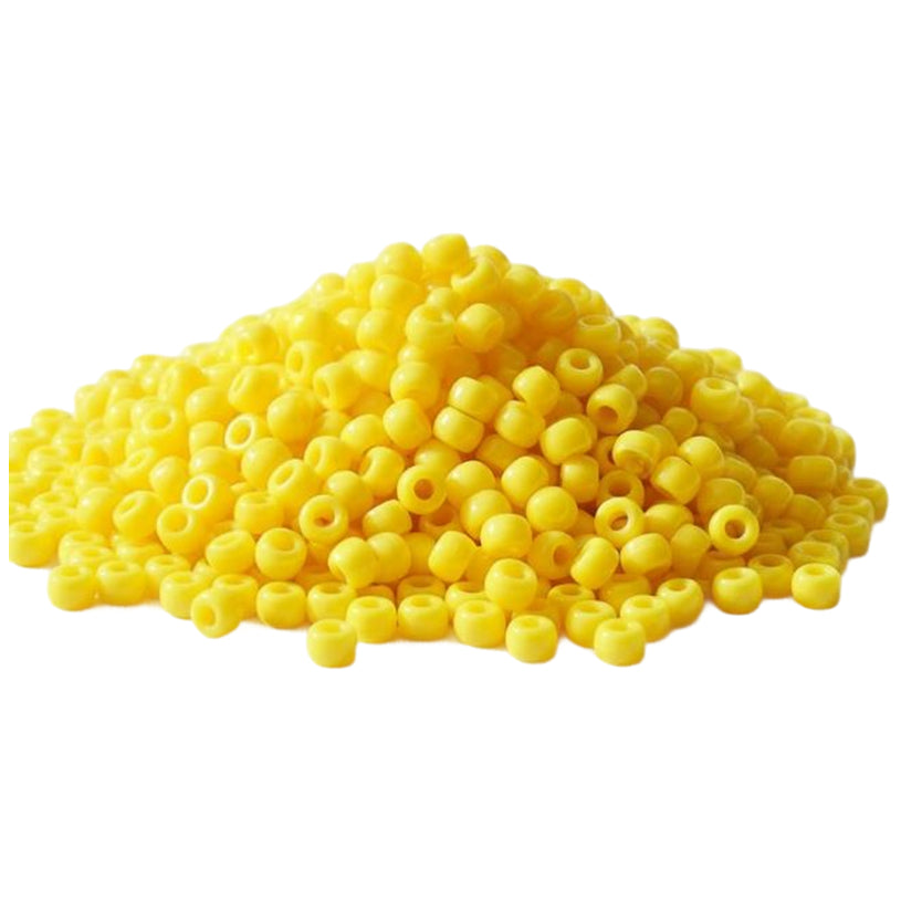 Pony Beads 6x9mm Plastic Beads for Friendship Bracelets Jewelry Making Keychains and DIY Crafts