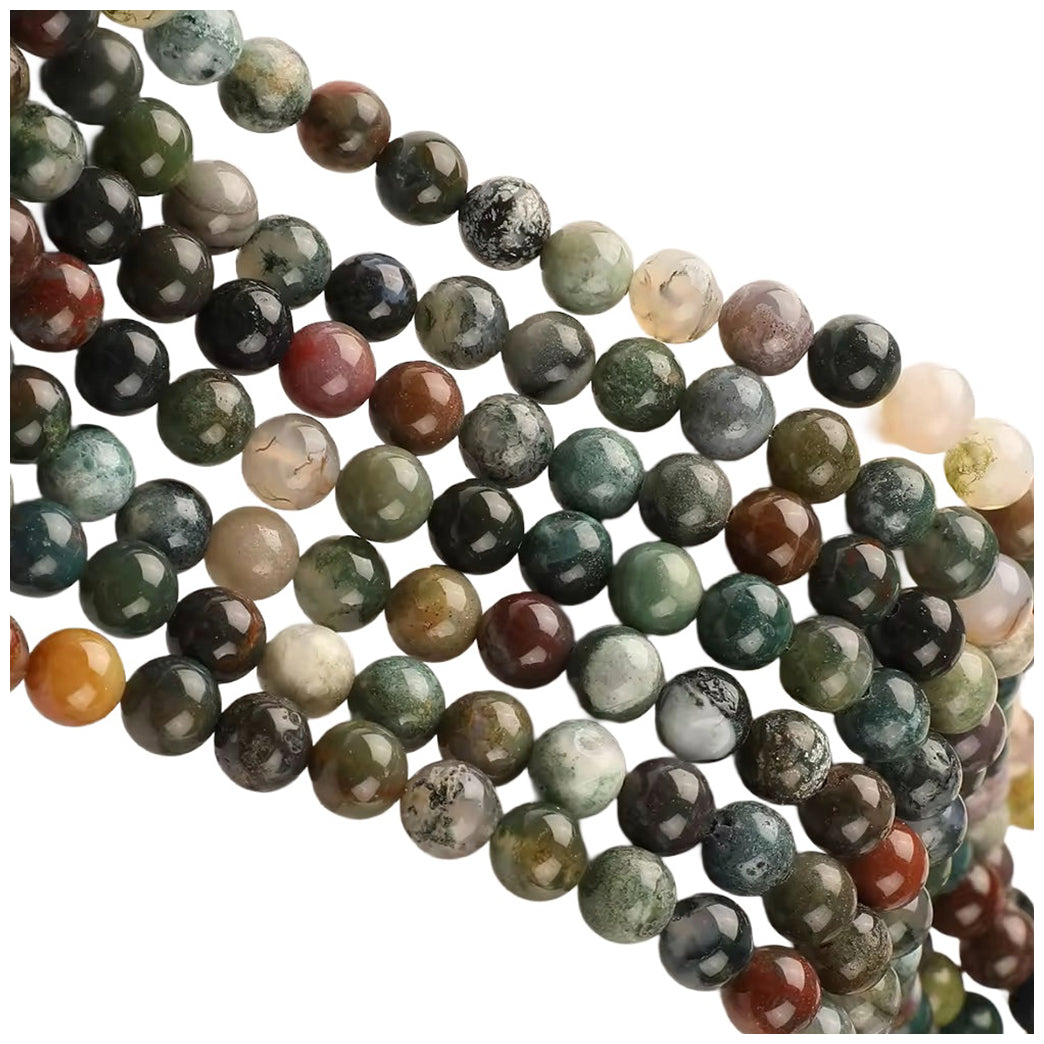 Multicolor Natural Gemstone Spacer Beads for DIY Bracelet and Necklace Making