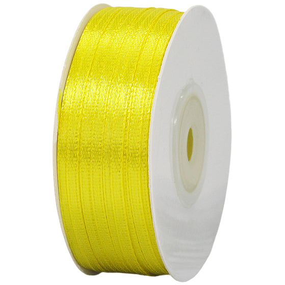 Double Face Satin Ribbon 100 Yards Polyester Fabric Ribbon for Gift Wrapping, Crafts, and Wedding Decor