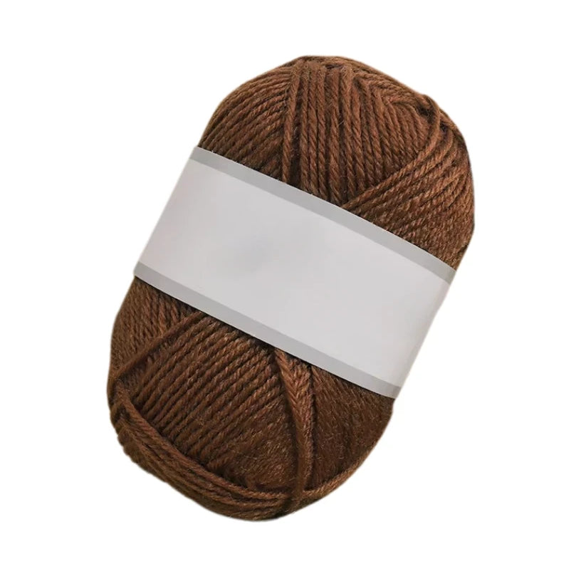 Worsted Acrylic Yarn for Blankets – Hand Knitting and Crochet Yarn, 50g/1.76oz 109 Yards