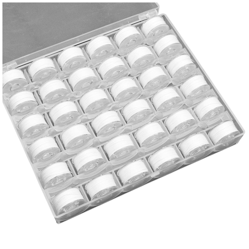 60S/2 90WT Prewound Bobbin Thread Size A SA156 Polyester for Embroidery and Sewing Machines