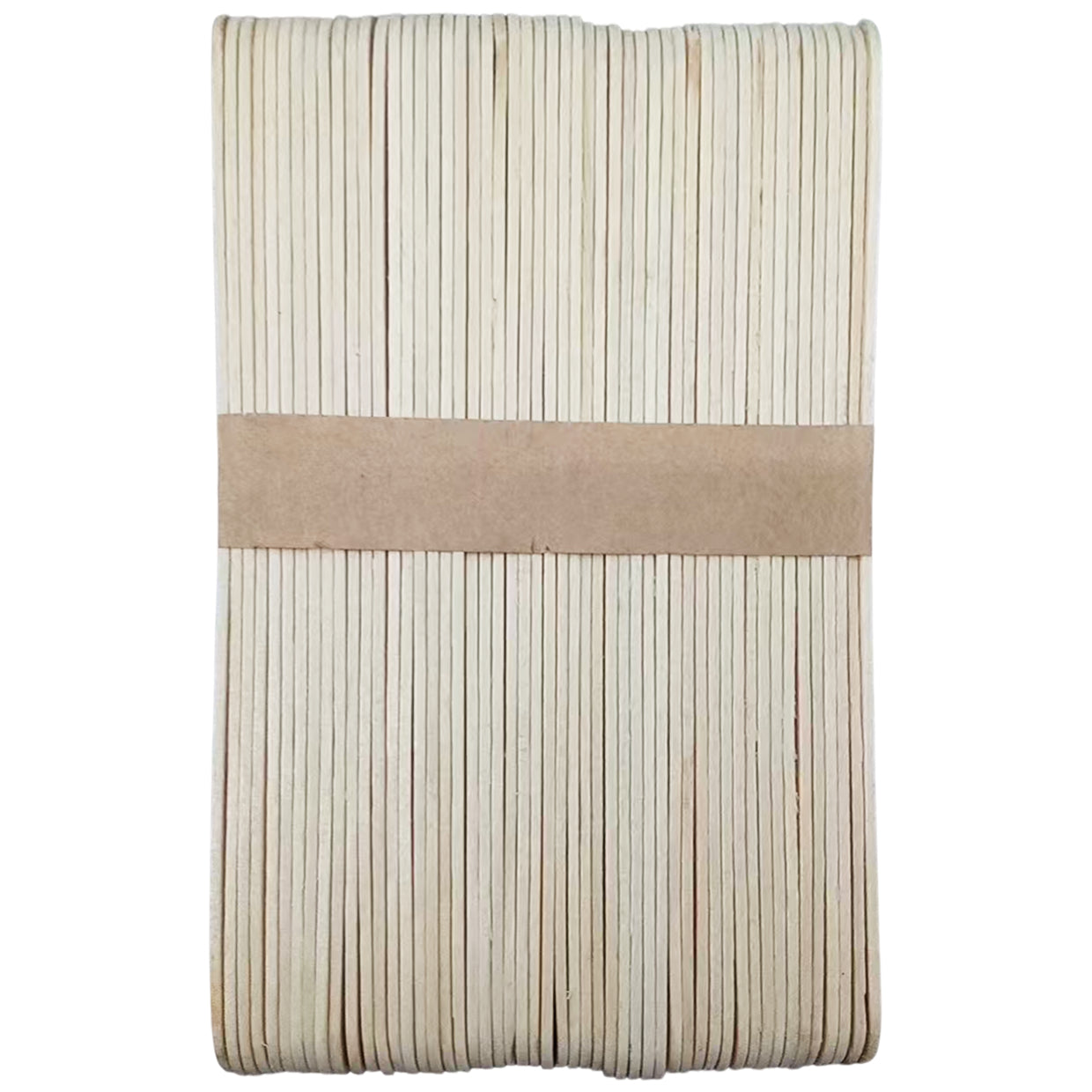 Jumbo Wooden Craft Sticks 150mm Natural Wood for Waxing, Popsicles, Crafts, and DIY Projects, Pack of 100