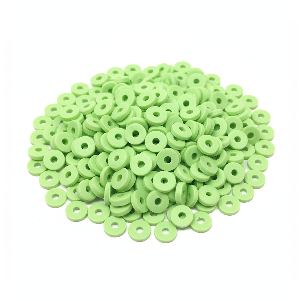 6mm Clay Beads for DIY Bracelet Necklace and Jewelry Making, Pack of 2000