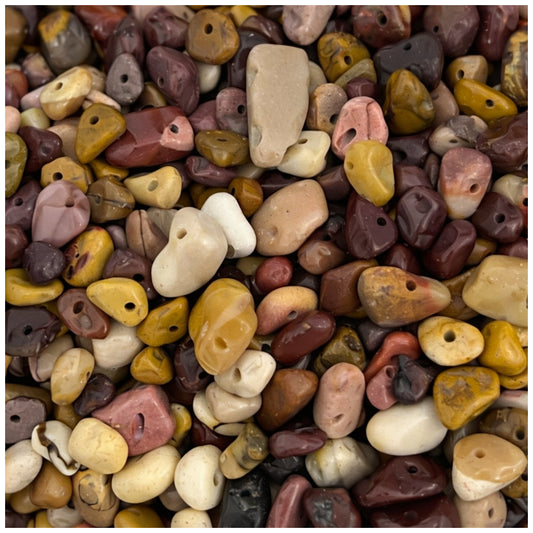 Natural Irregular Chip Stone Beads 5 to 8 mm Multicolor Gemstone Chips for Jewelry Making